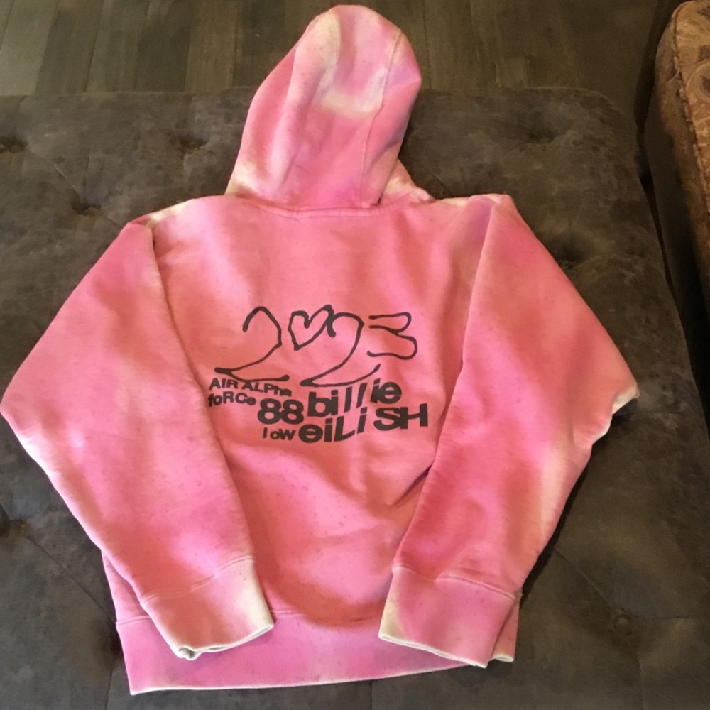 ONE OF A KIND billie eiLiSH 2023 AIR ALPHA foRCe 88 low hooded sweatshirt - Picture 3 of 4
